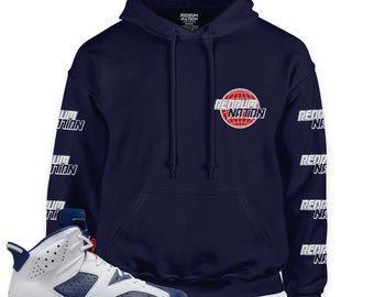 Olympic 6 Redrum Nation V25 Sweat à capuche épais
