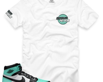 T-shirt vert lueur 1 Redrum Nation V25