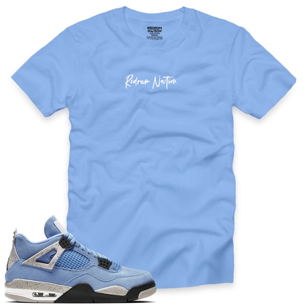 Powder Blue 4 Redrum Nation v9 T-Shirt