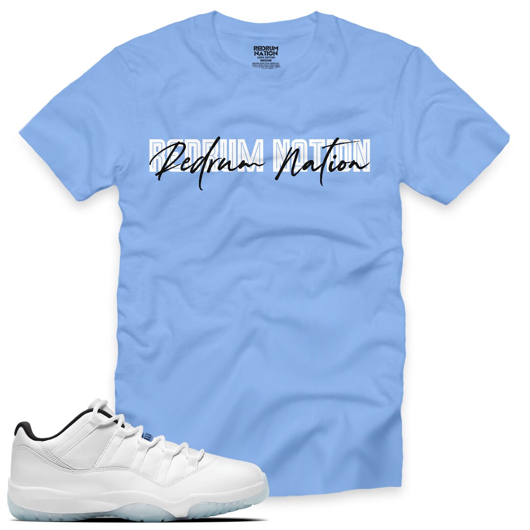 Legend Blue 11 Low Redrum Nation X2 Tshirt Etsy