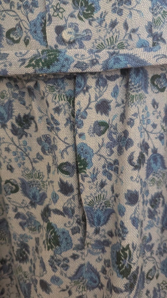 Vintage Womens Mod Dress Blue 1960s Contemporary … - image 6