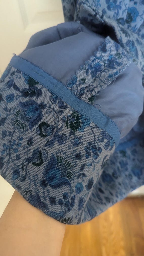 Vintage Womens Mod Dress Blue 1960s Contemporary … - image 4