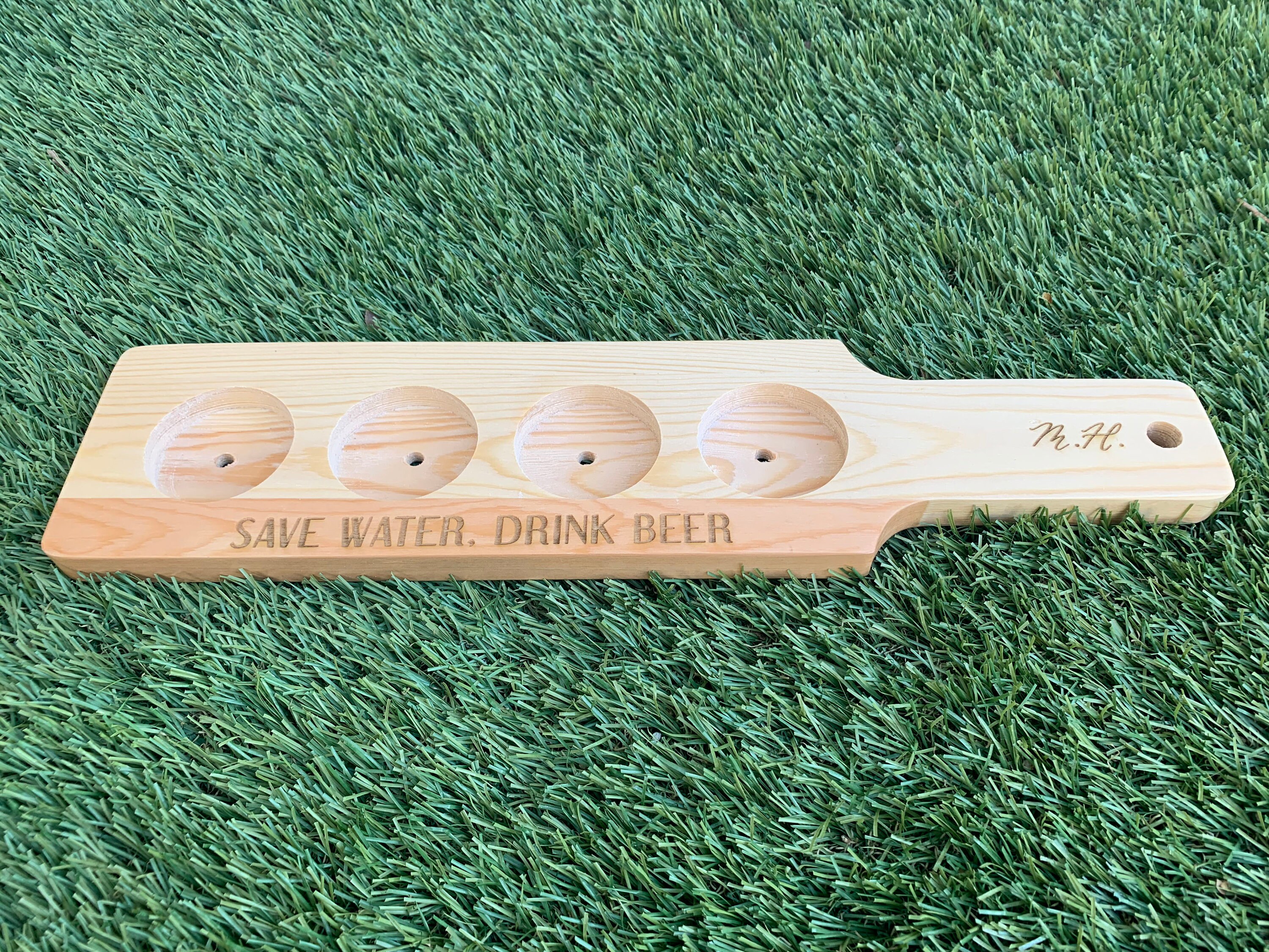 Personalized Beer Flight Paddle Beer Tasting Flight Paddle Etsy