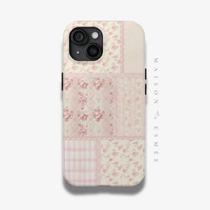 Coquette Phone Cases Cute Phone Case Floral Aesthetic Phone Cases Romantic Victorian Coquette iPhone 16 Case Cute iPhone 15 Case Pink Floral