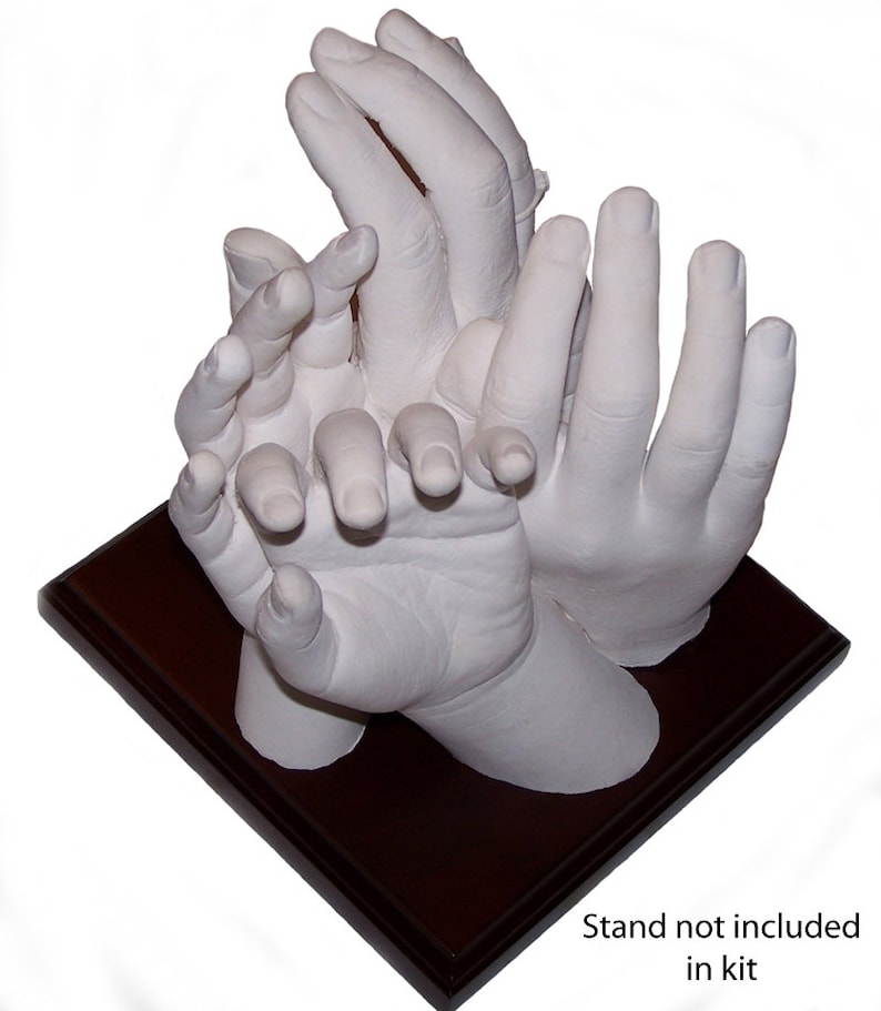 Luna Bean Keepsake Hands XL Plaster Life Casting Kit Etsy