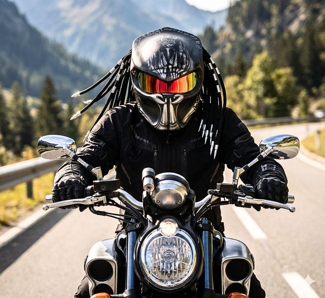 coolest looking motorcycle helmet RUANLOV FRP Full Face - Integrated Motorcycle Helmets The Best Motorcycle Helmets of