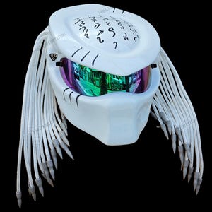 Full-face predator motorcycle  helmet ,Custom predator motorcycle helmet ,Handmade predator motorcycle helmet, Custom motorcycle helmet