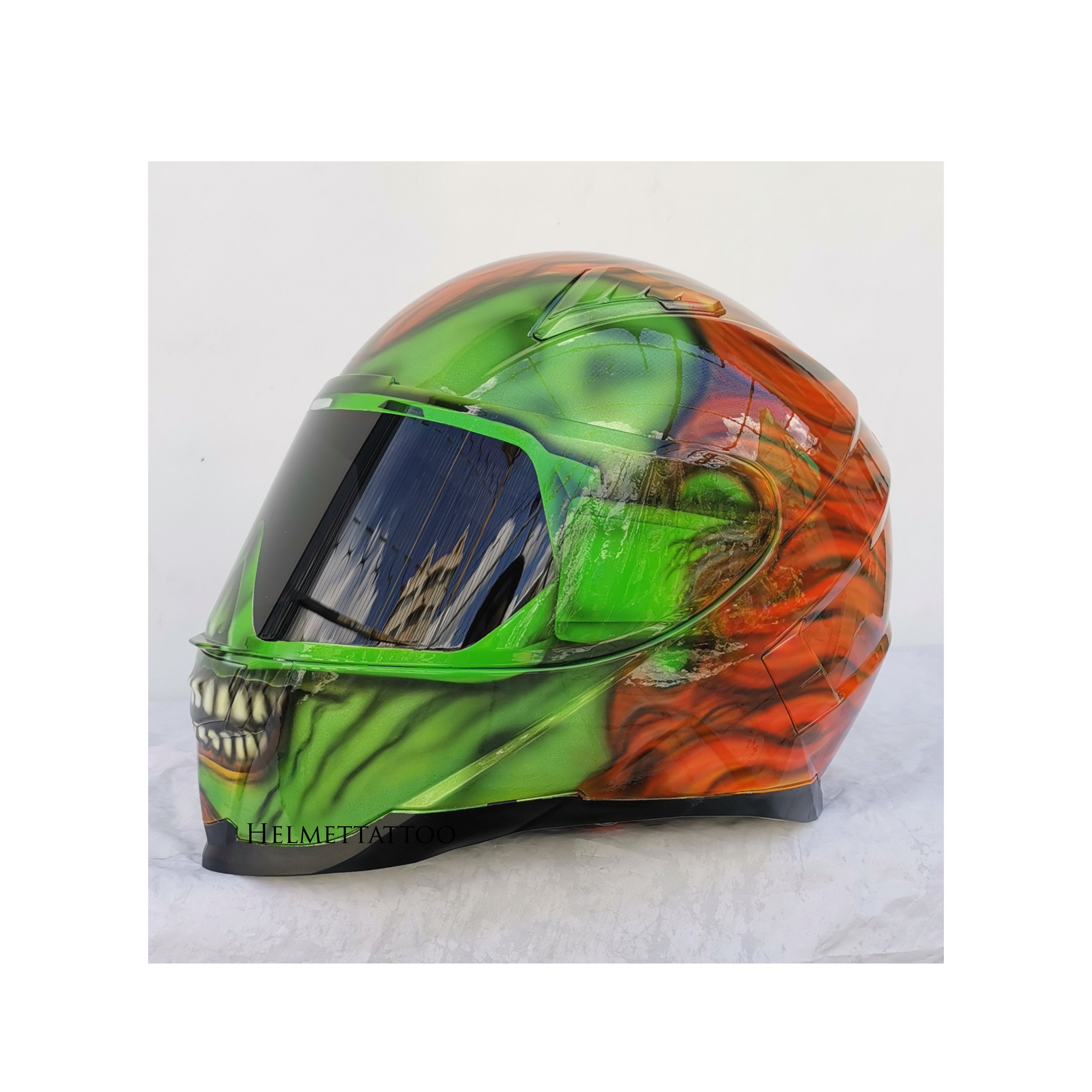 Fullface Custom Joker Motorcycle Helmet motorcycle Joker Etsy