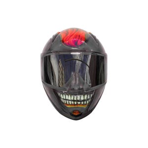 Full-face custom motorcycle helmet ,Motorcycle skull helmet ,Custom motorcycle helmet ,Handmade motorcycle helmet ,Skull helmet