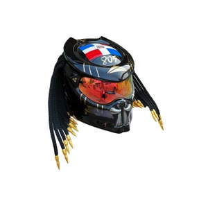 Full-face predator motorcycle  helmet ,Custom predator motorcycle helmet ,Handmade predator motorcycle helmet, Custom motorcycle helmet