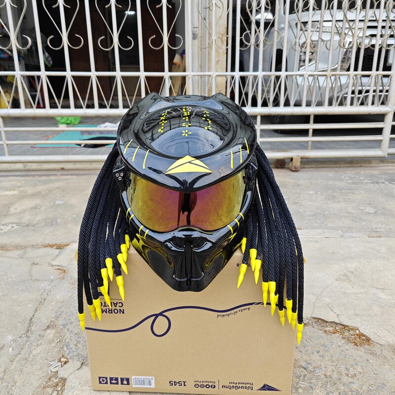 Predator Motorcycle Helmet - Etsy