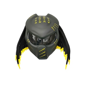 Full-face predator motorcycle  helmet ,Custom predator motorcycle helmet ,Handmade predator motorcycle helmet, Custom motorcycle helmet