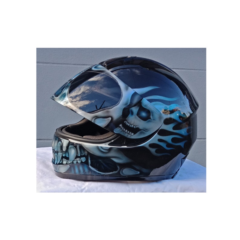 Full face Predator helmet,Custom helmet,Handmade helmet,Airbrushed helmet,Painted helmet,Motorcycle helmet,Casque helmet