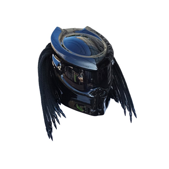 Airbrush-helm Accessoires Hoeden & petten Helmen Sporthelmen handgemaakte helm Volledige gezicht Predator helm geverfde helm motorhelm aangepaste helm 