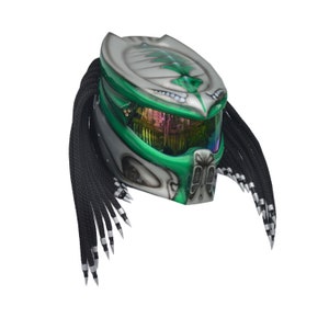 Full-face predator motorcycle  helmet ,Custom predator motorcycle helmet ,Handmade predator motorcycle helmet, Custom motorcycle helmet