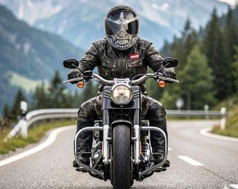 Predator Helm, Custom Helm, handgemachter Helm, Airbrush Helm, lackierter Helm, Motorradhelm, Casque Helm