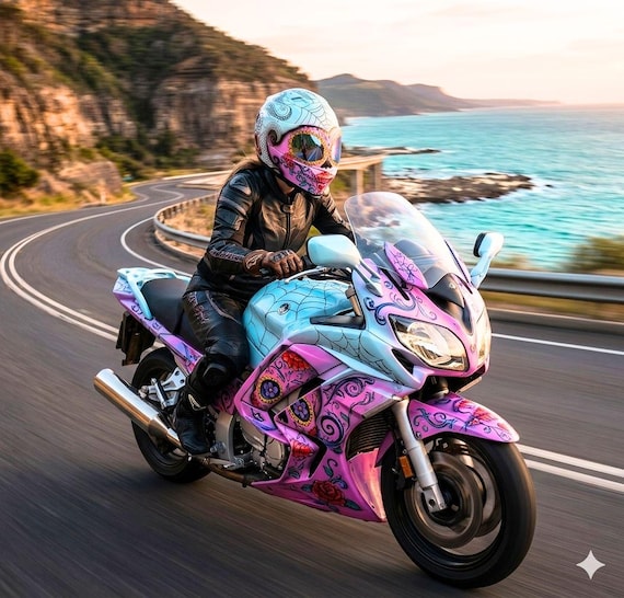 blue and pink motorcycle helmet S-M7 Cast - MX touring model designed for any ride from city commutes to cross Alpinestars SM7 Fuse MX Helmet