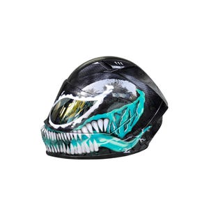Full-face custom motorcycle helmet ,Motorcycle skull helmet ,Custom motorcycle helmet ,Handmade motorcycle helmet ,Skull helmet