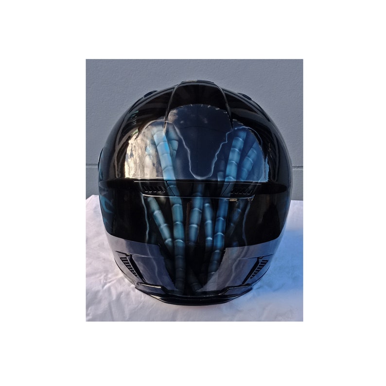 Full face Predator helmet,Custom helmet,Handmade helmet,Airbrushed helmet,Painted helmet,Motorcycle helmet,Casque helmet