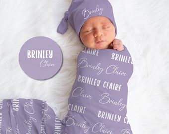 Manta de bebé personalizada, paquete opcional, accesorios fotográficos para recién nacidos que vuelven a casa, letrero para anunciar el nombre del bebé, regalo para baby shower