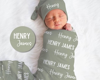 Manta envolvente personalizada, paquete opcional, accesorios fotográficos para recién nacidos que regresan a casa, letrero para anunciar el nombre del bebé, regalo para baby shower