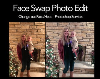 Photo Face Swap Editing, Professional Photo Retouch, Photoshop, Family Photo, Image Enhancement, Fix my Picture, Christmas Photo Face Swap