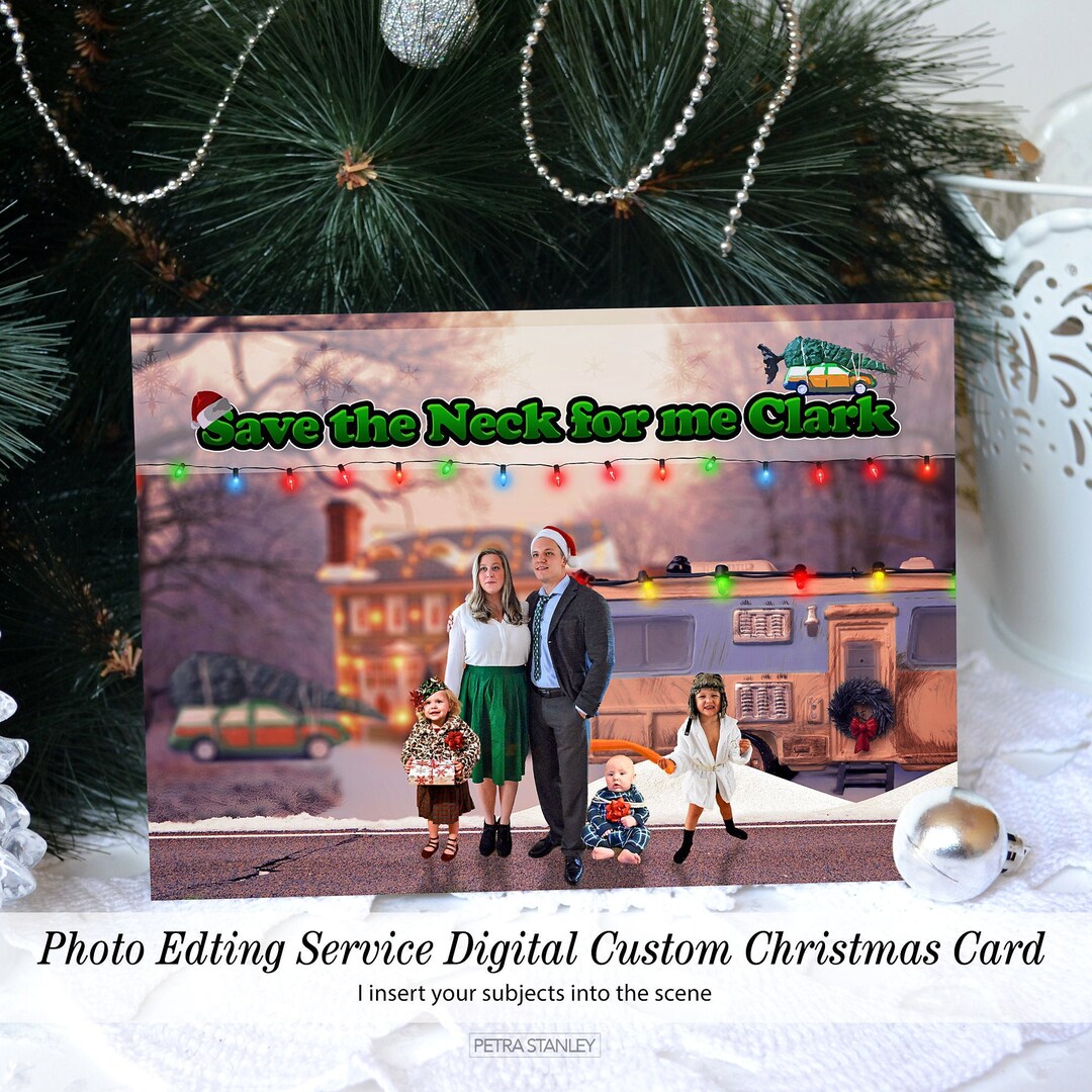 Digital Delivery, Christmas Vacation Funny Christmas Photo Card Edit,  Greeting Card, Christmas Photoshop Service - Etsy, image size:1080x1080