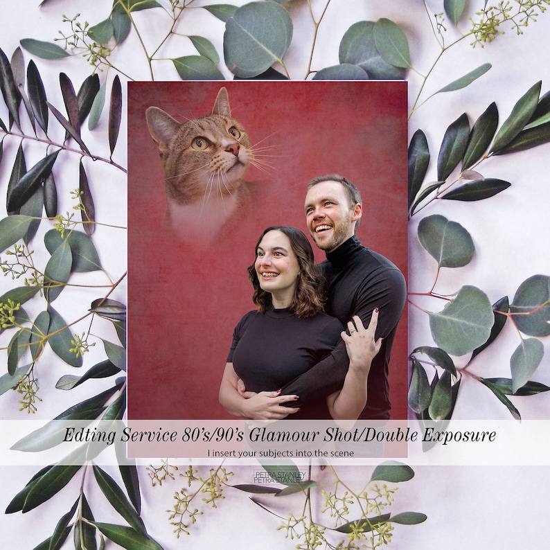 Ollan Mills Glamour shots Double Exposure Style Photoshop service
