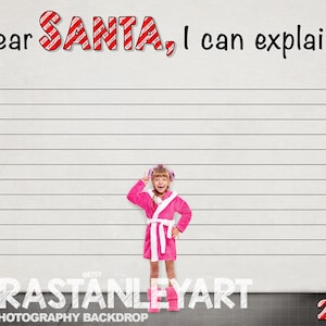 we can explain Digital Backdrop Dear SANTA Dear Santa Christmas Card Photo Greeting Card Christmas Card Template Family Portrait Child