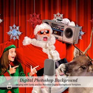 Create santa claus video ad, christmas photo album, christmas greeting,  card by Spokesperson23