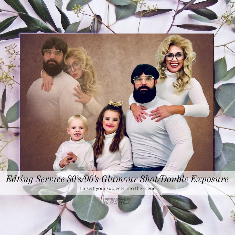 Ollan Mills Glamour shots Double Exposure Style Photoshop service