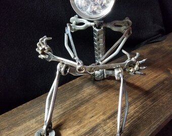 Steampunk Art stijl lamp. (ZITTEN MET MIJ)