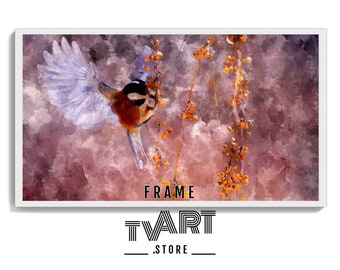 Samsung frame tv art Digital Download 4K Frame Tv Art Painting Flying Bird Digital Art Samsung Frame Tv Art #SfFb3