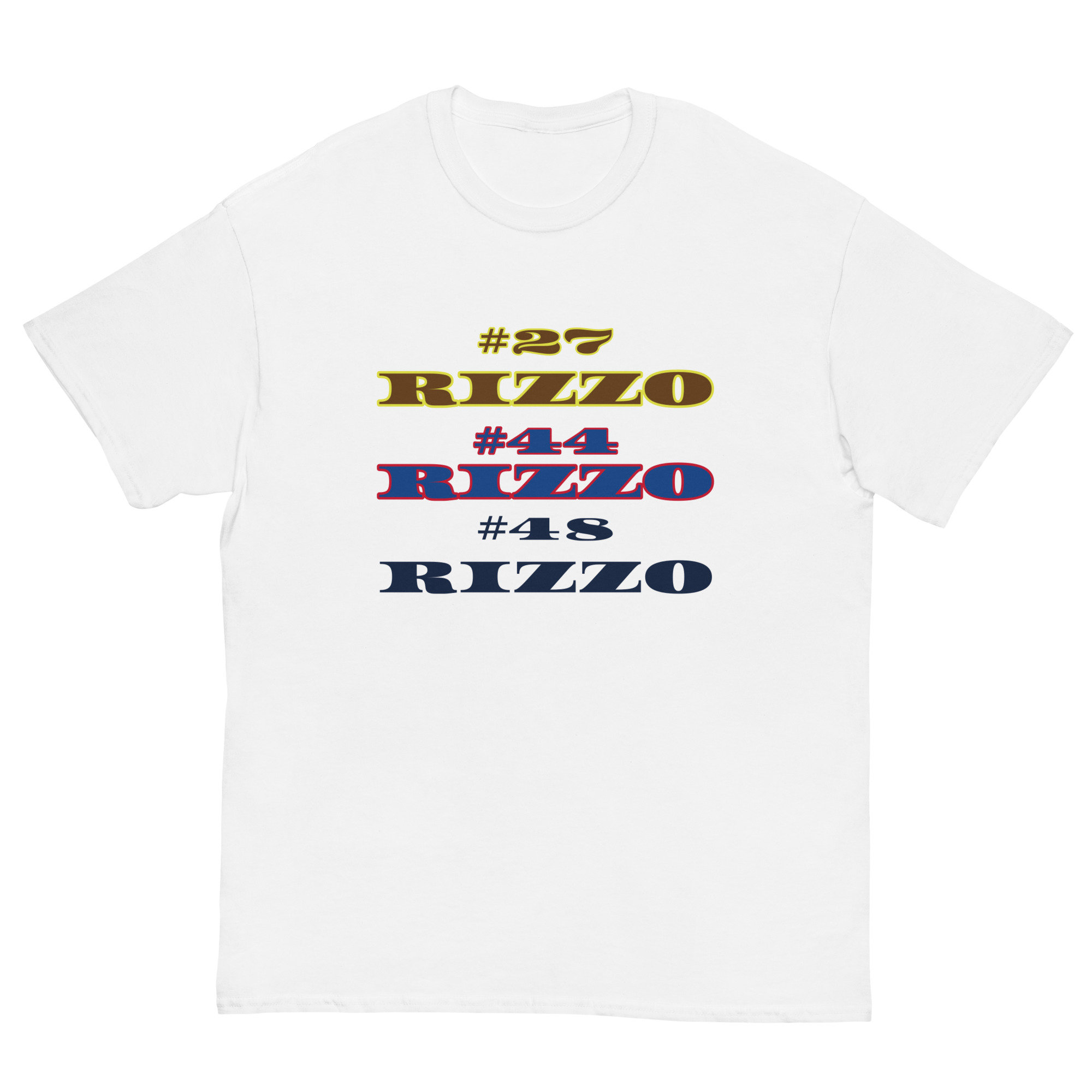 Anthony Rizzo - Unisex T-Shirt (front and back) – Wearing It Well Shop