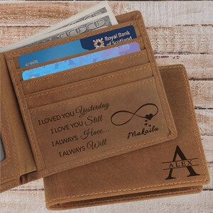 personalized wallet for husband