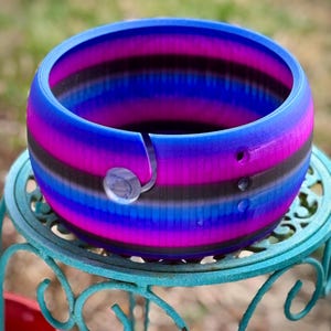 Crochet Yarn Bowl, Personalized, multiple color options