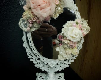 Table Top Shabby Chic Mirror