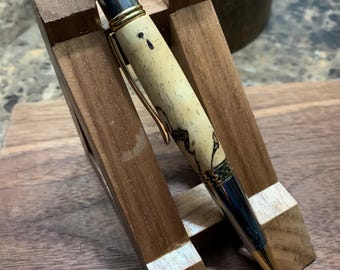 Spaulted Ash Burl Wood hand turned Pen