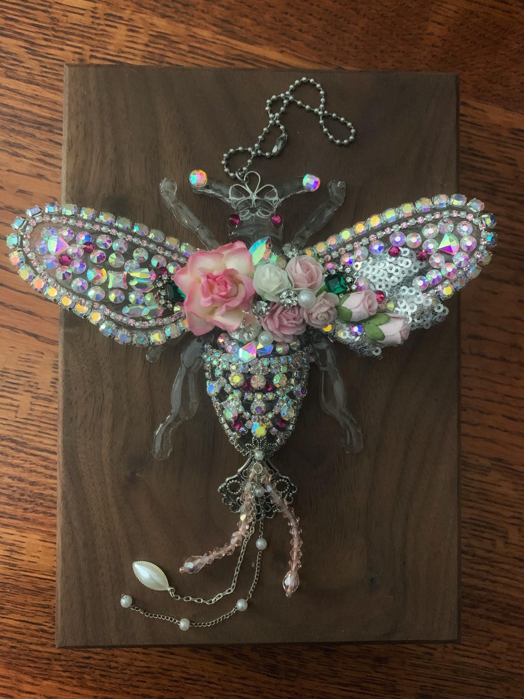Rhinestone and Resin Bumblebee Heirloom Ornament - Etsy
