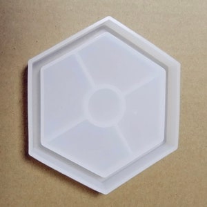 4pack Hexagon coaster molds!