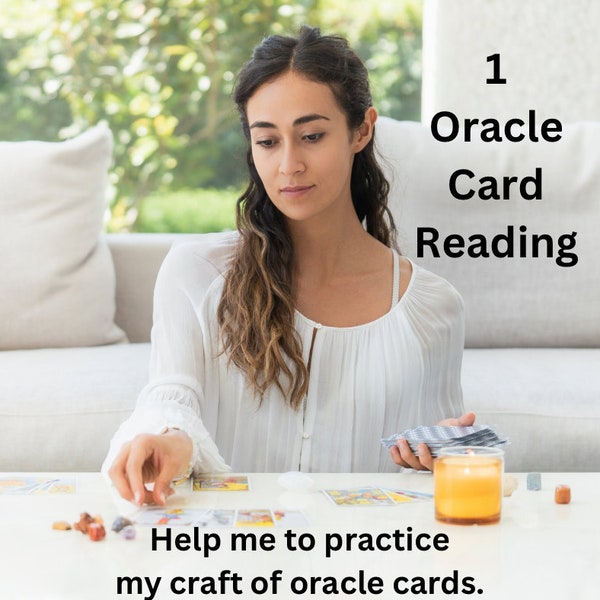 1 Card Oracle Reading  | Guidance|Beginner| Thank you for supporting my learning.