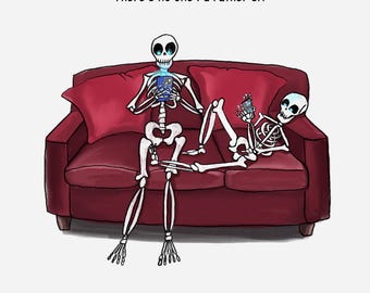 Funny cute Valentine’s Day card for significant other or best friend