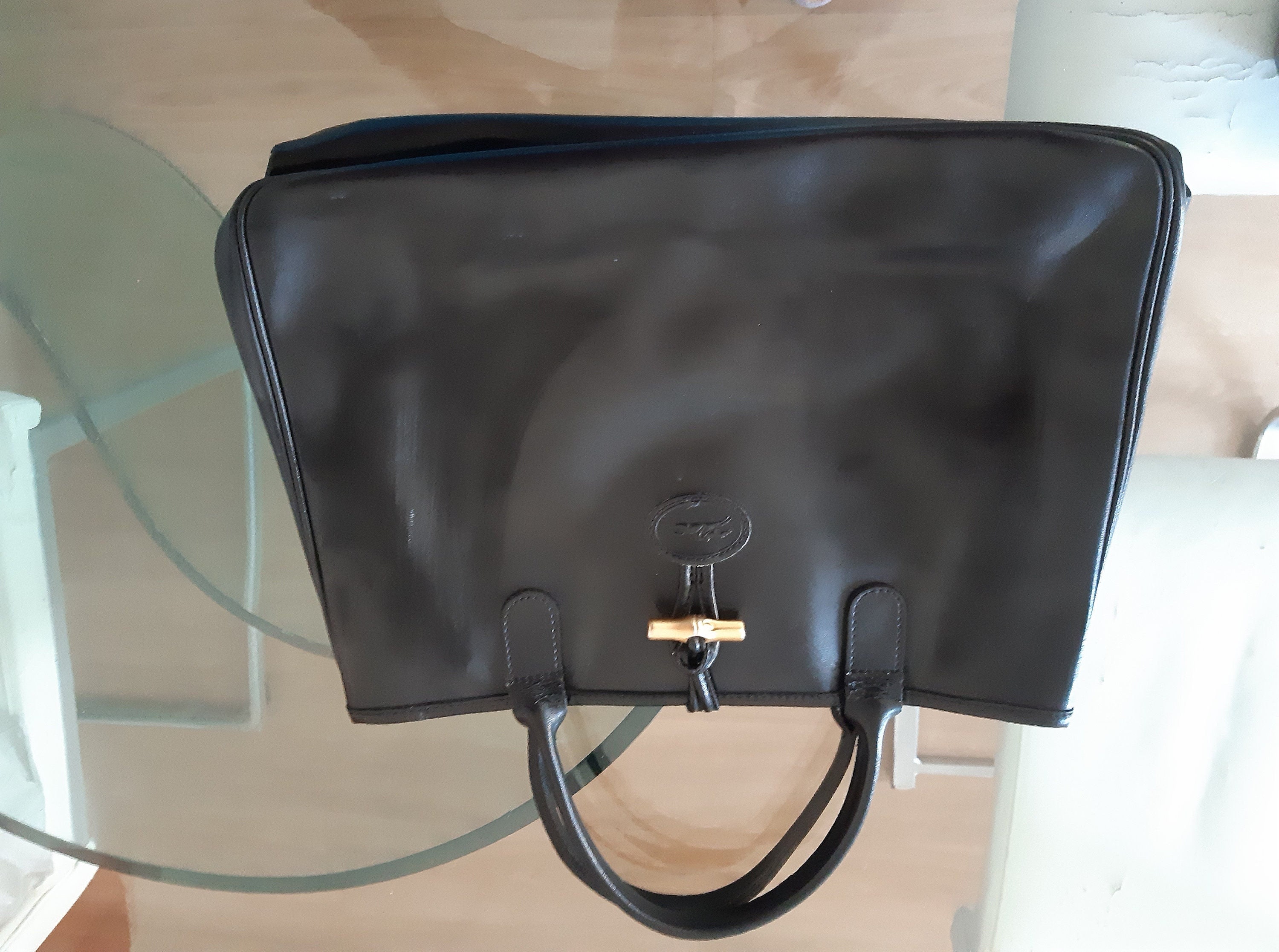 Longchamp Roseau Domed Shoulder Bag Silver