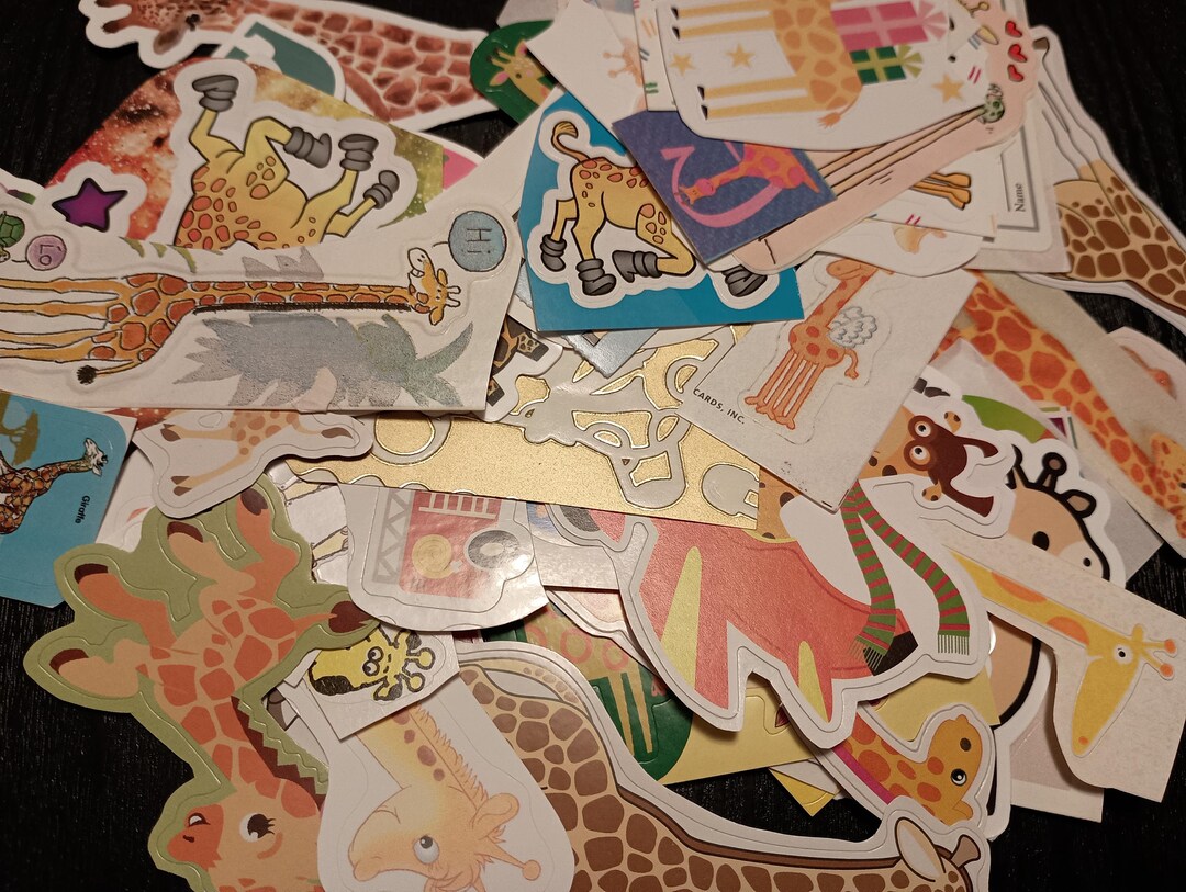 Giraffe Lovers Sticker Lot 68 Pieces! - Etsy