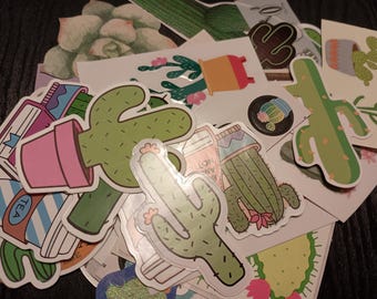 Sticker cactus cactus cool lot de 54 pièces !