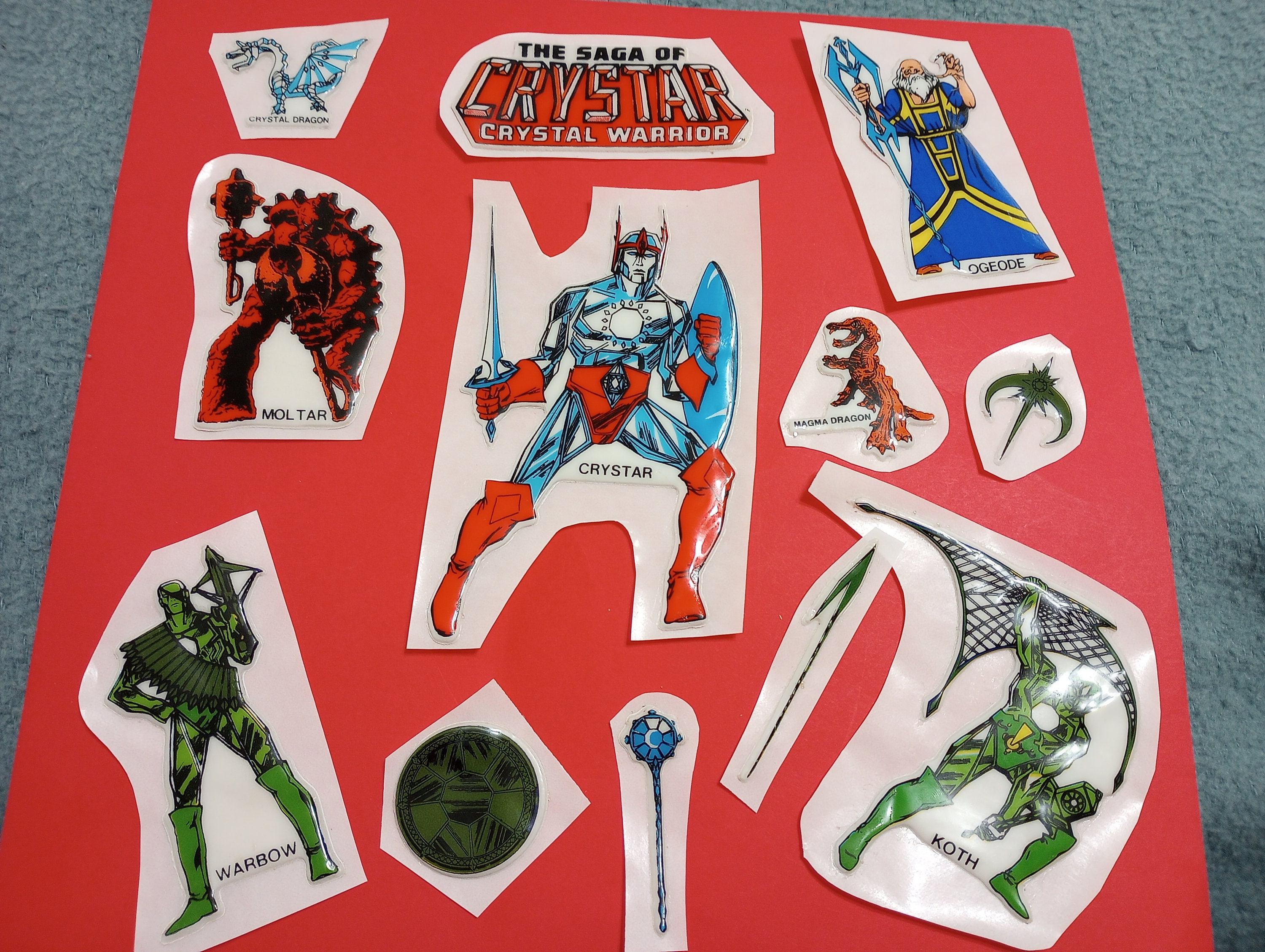 Lot of 12 Restored Vintage 80's the Saga of CRYSTAR CRYSTAL WARRIOR ...