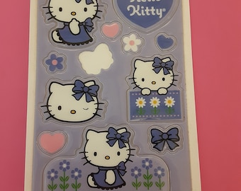 puffy Sanrio Hello Kitty sticker sheet 2007 *partial*