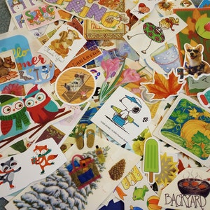 lot of the Seasons Stickers  Winter Spring Fall Summer 130 pieces!