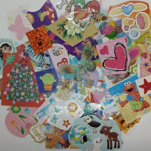 lot of glittery glitter stickers 67 pieces!