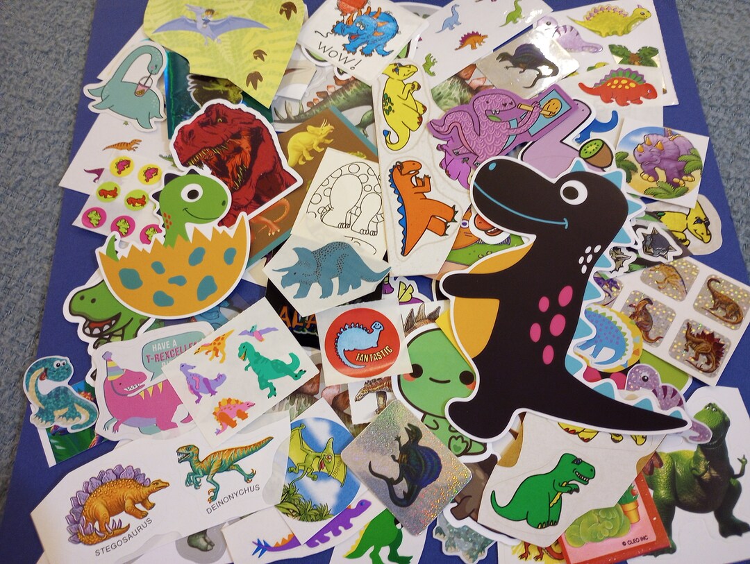 Dinosaur Time Rover Sticker Lot of Dinosaur Stickers 60 Pieces! - Etsy